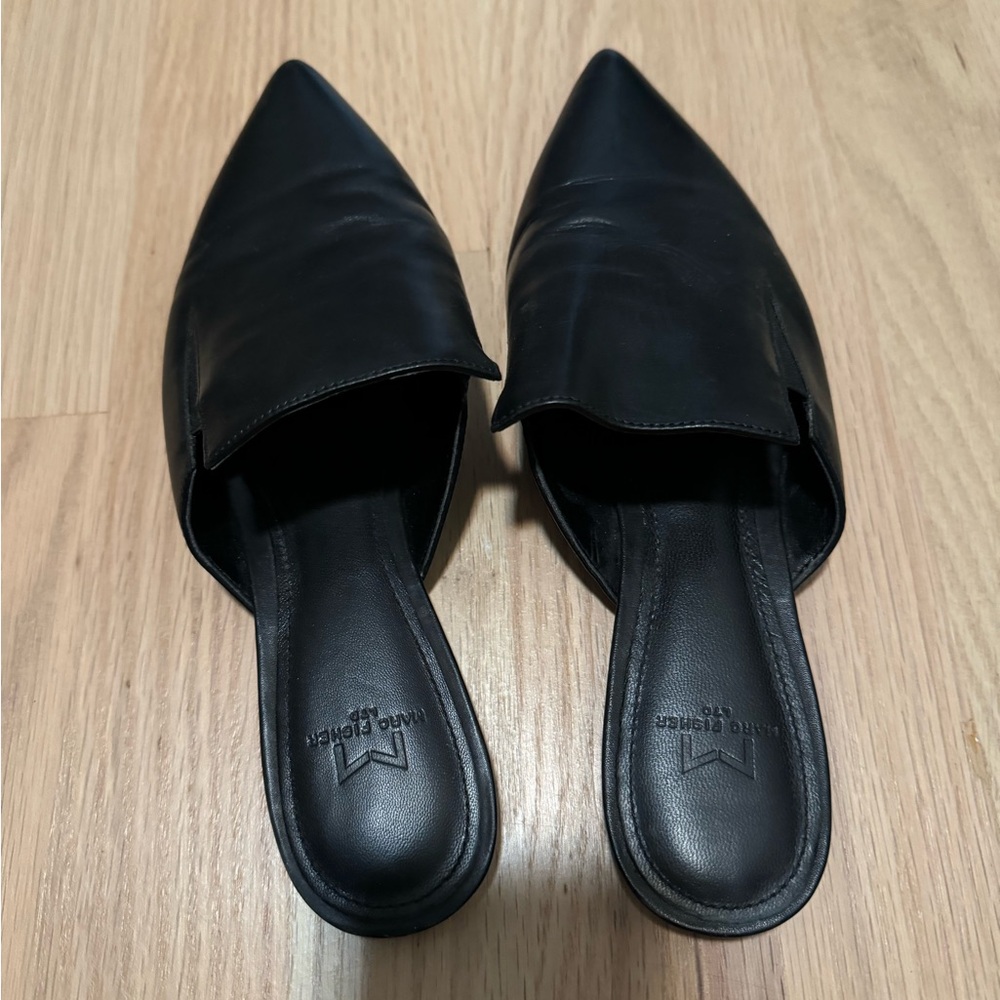 Marc fisher leather mule